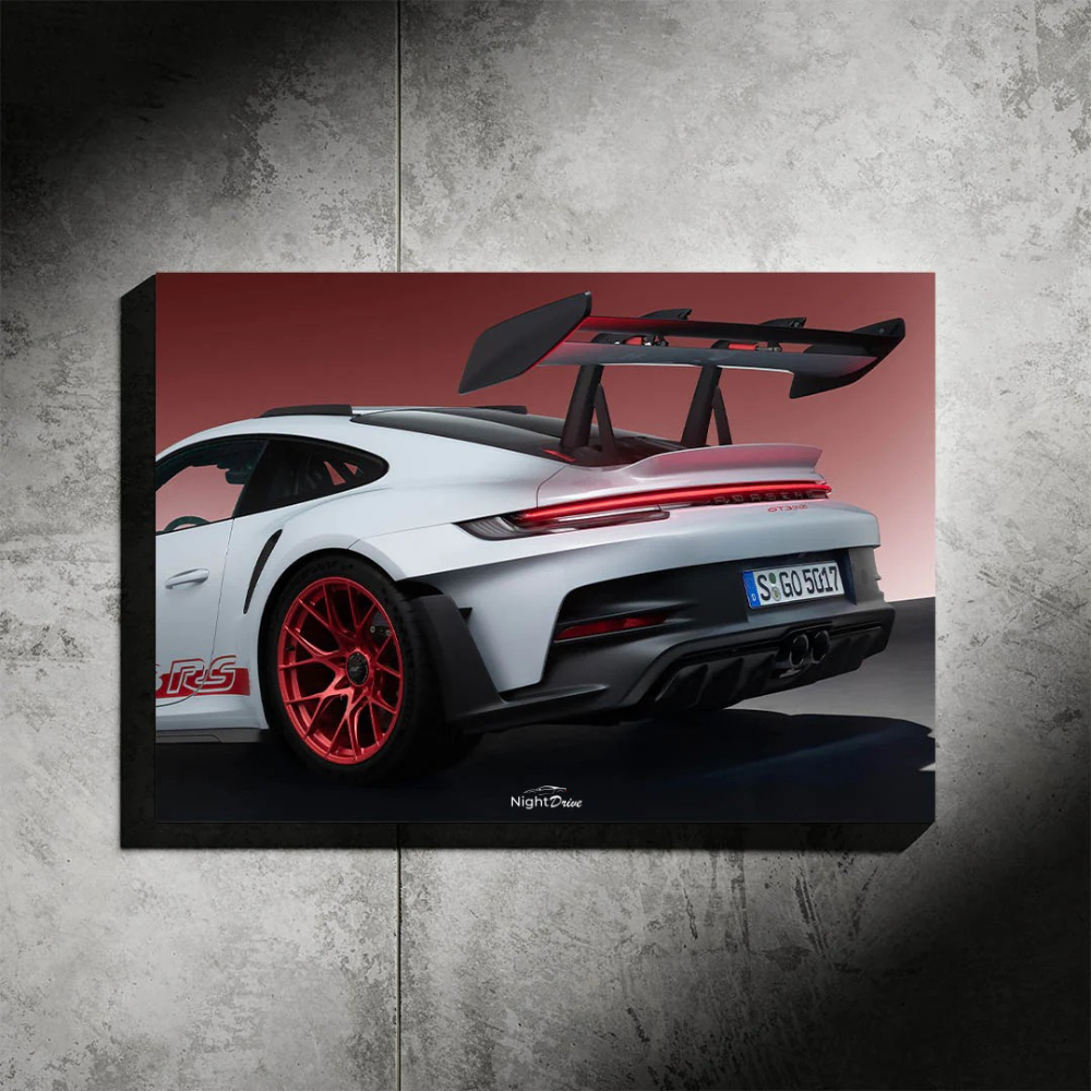 Porsche GT3 RS NEON Poster